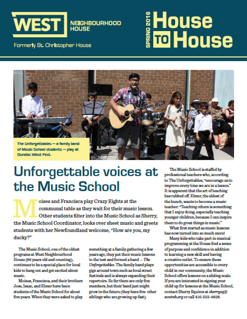 Spring House to House 2016