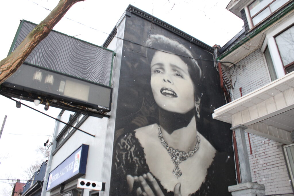 Street art of Amalia Rodrigues