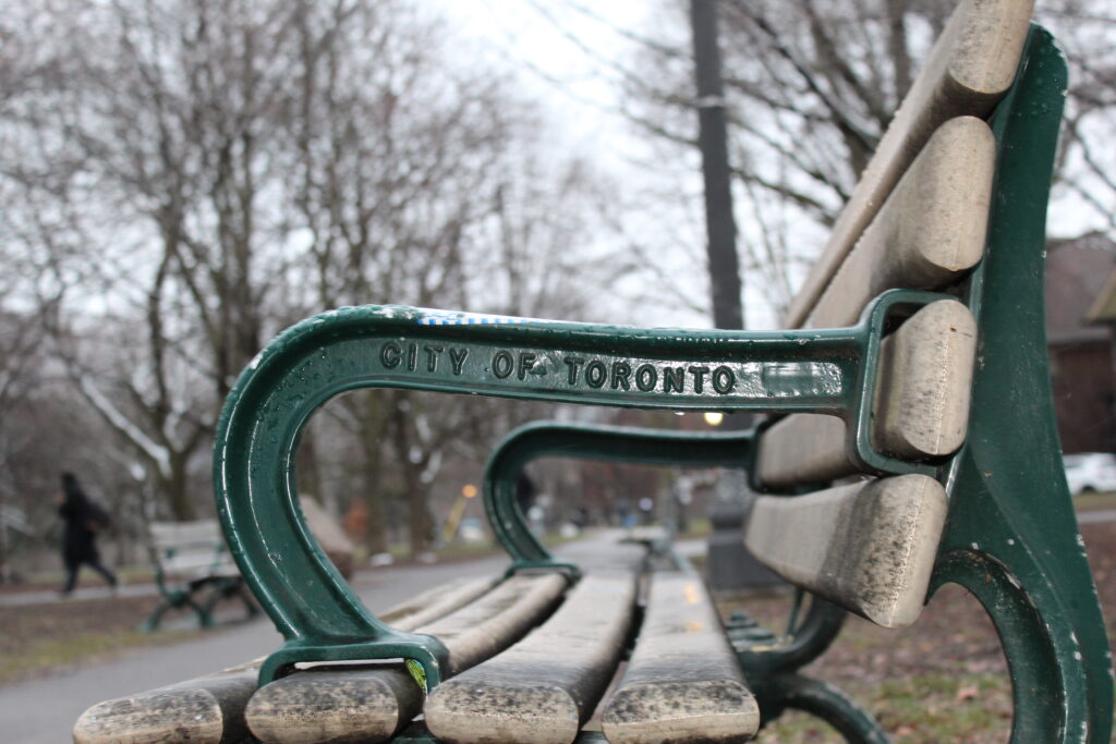 City of Toronto bench