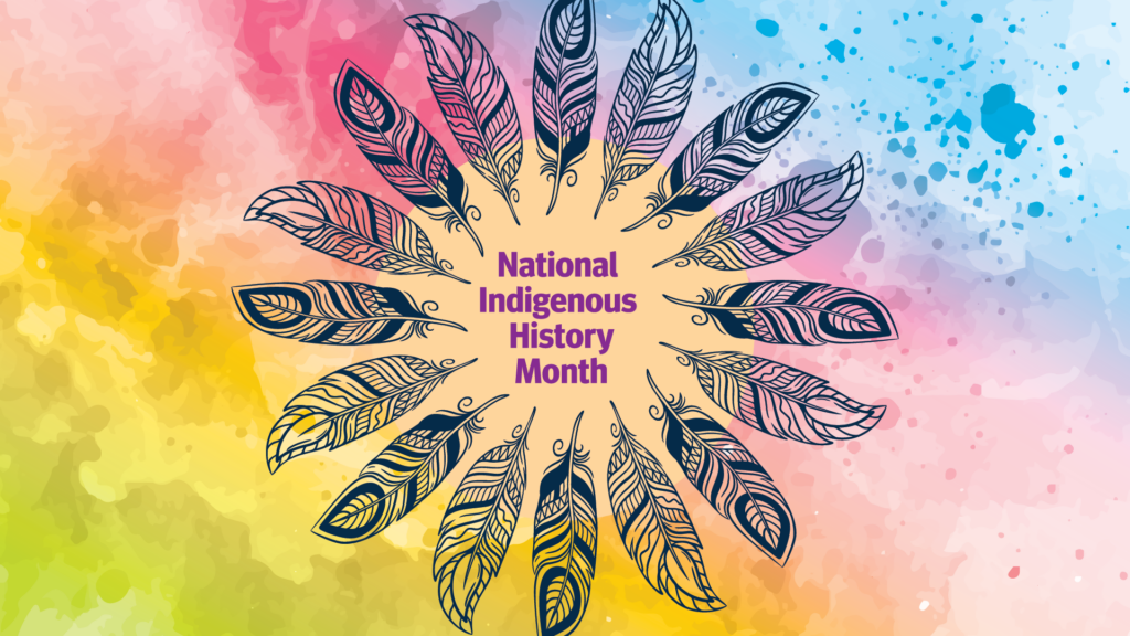 Poster for Indigenous History Month