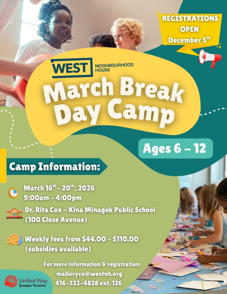 Spend March Break with West Neighbourhood House