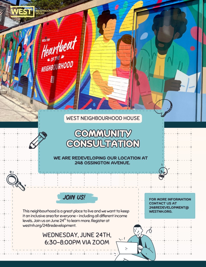 Community Consultation for 248 Ossington Redevelopment is taking place on June 24th