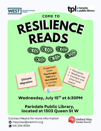 Introducing the Monthly Event Resilience Reads: A Neighbourhood Reading Party